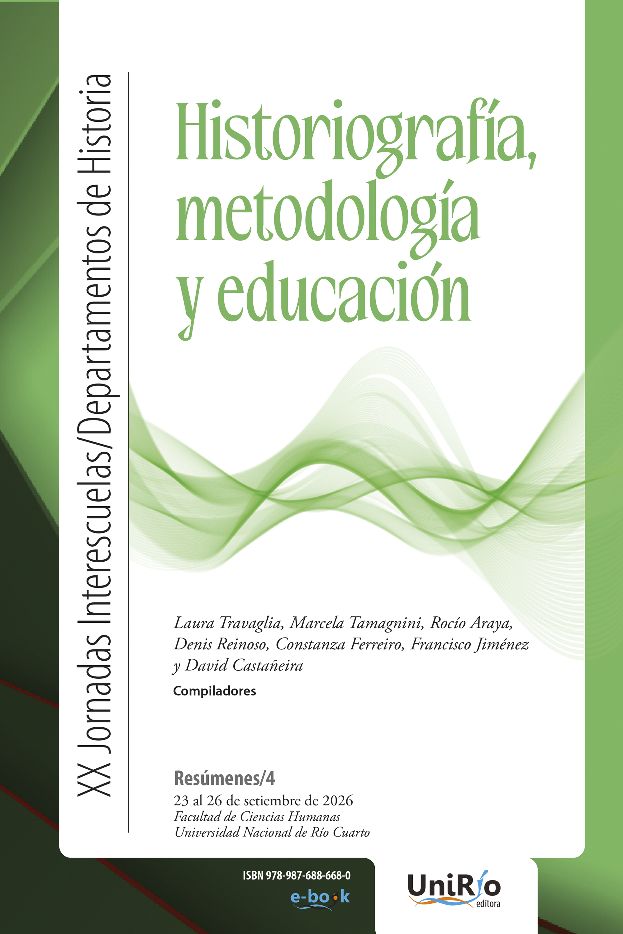 Historiografia, metodologia y educacion. 2026